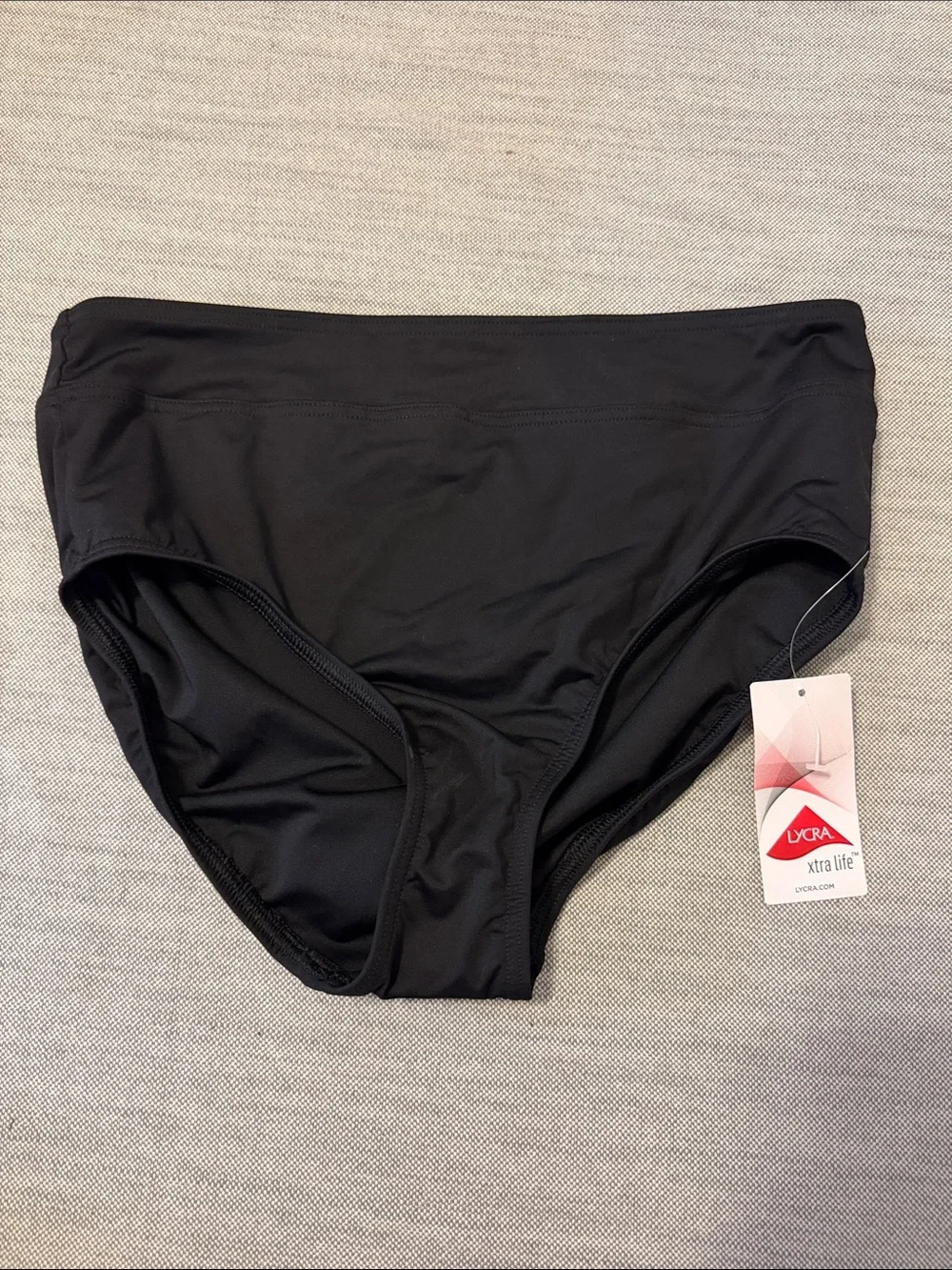 Quiksilver Black High-Rise Bikini Brief